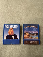 Vintage 1992 Joe Camel Matchbooks Lot 2 Downtown Smooth NYC Lights Pool Unstruck