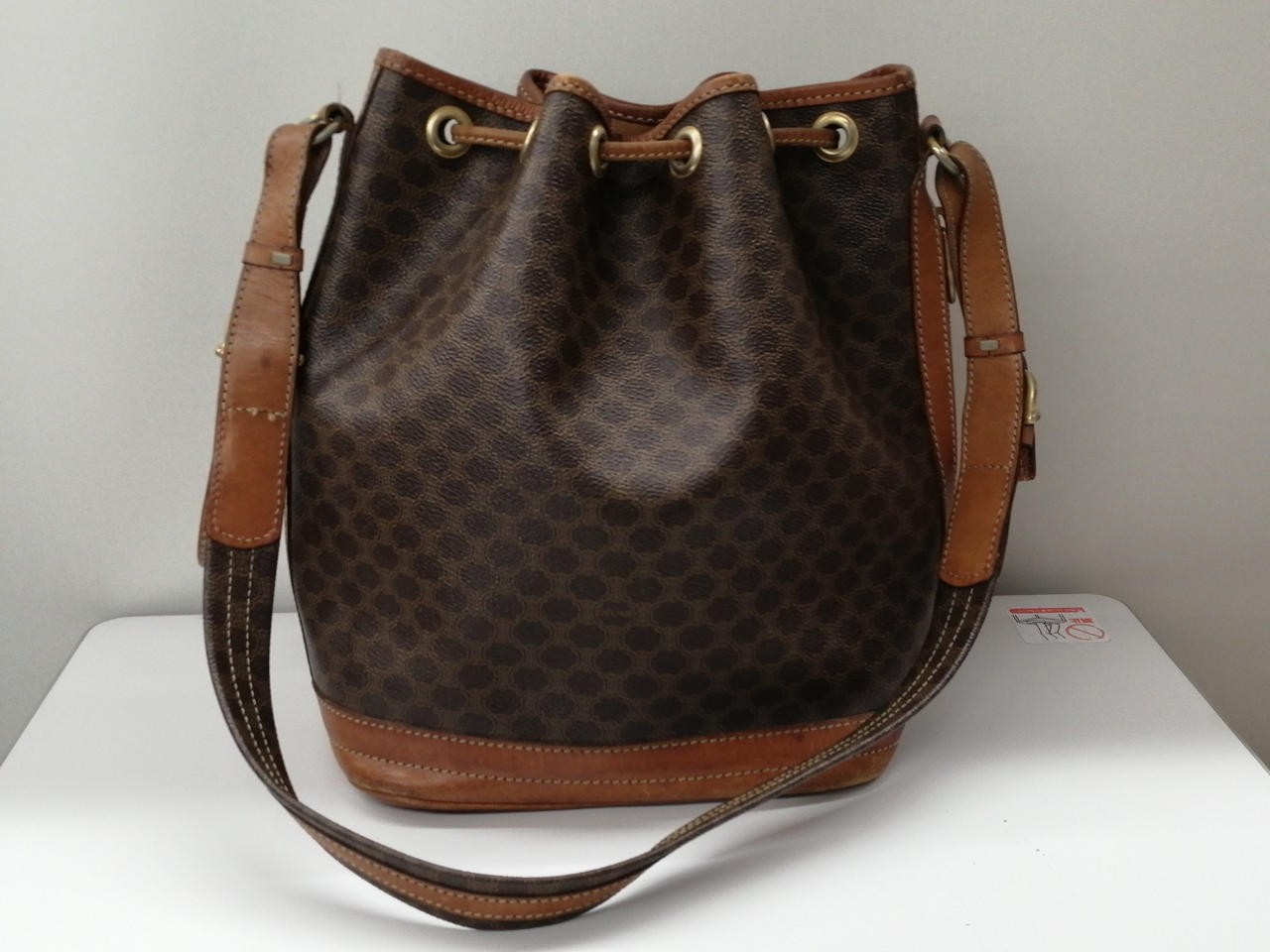 Drawstring Shoulder Bag Model Number Macadam Patt… - image 2