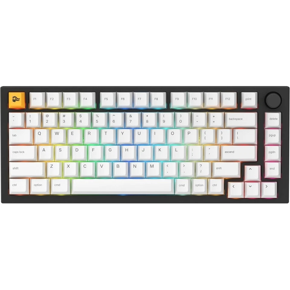 Glorious GMMK Pro 75% Fox Edition – Tastiera Meccanica Premium (Kit Completo) - Immagine 2 di 4