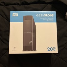Western Digital 20TB External Hard Drive for Desktop (WDBAMA0200HBK-NESN), Black
