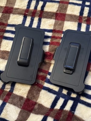 Black Belt Clip Holster for iPhone Xs MAX Easy Open Box, 2 PACK