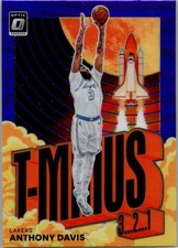 2021-22 Donruss Optic #4 Anthony Davis T-Minus 3...2...1 Purple