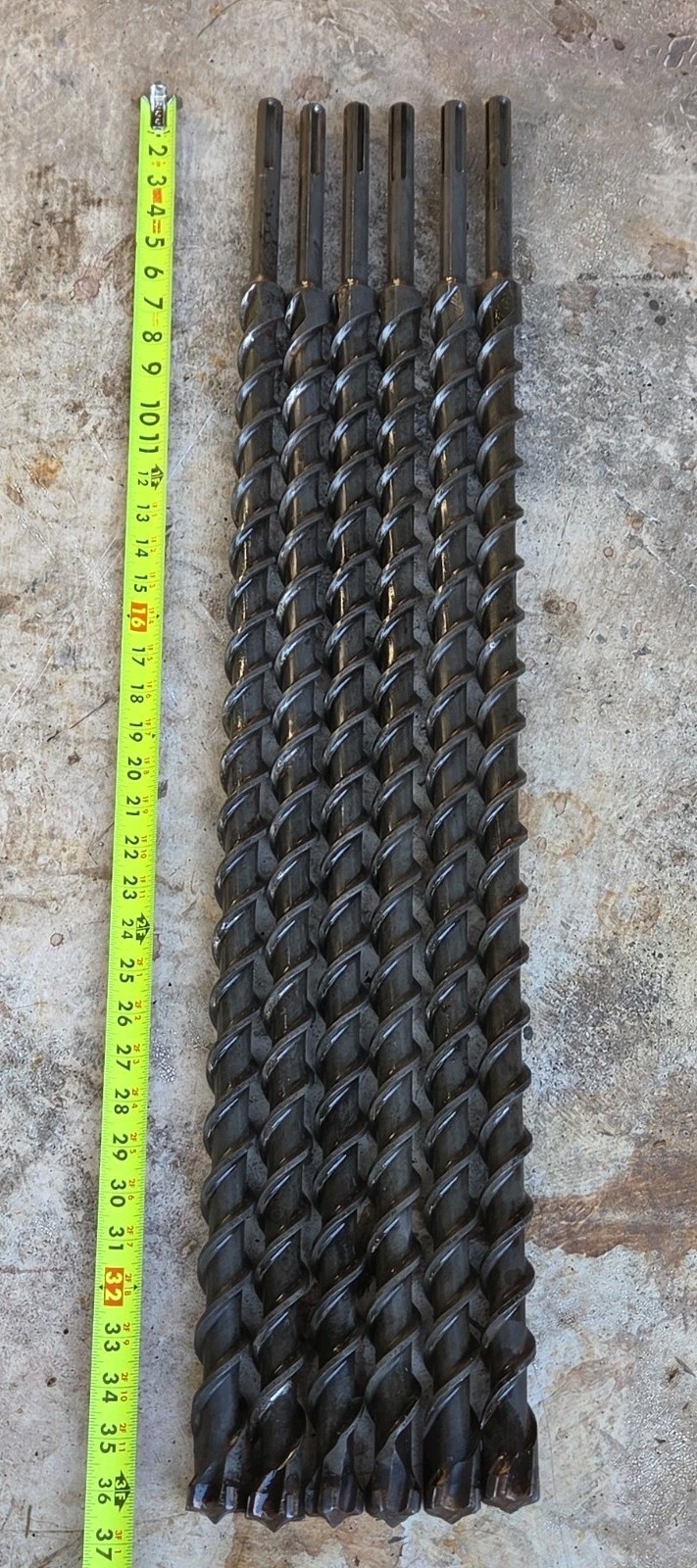 BOSCH 1-1/4" x 36" BIT SDS Max 06-H Hammer Drill Carbide Tipped Bits Germany
