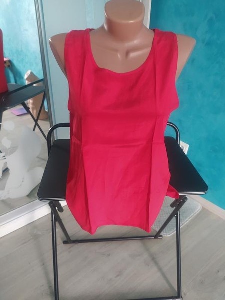 Women Laurel Shirt Red Silk 36 / S / 44