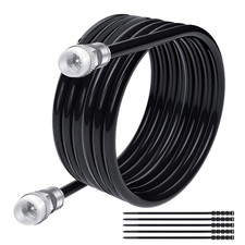 250 feet Elecan RG6 Coaxial Cable Quad Shielded Direct Burial Coax 250-ft
