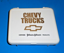 Vintage Authentic "CHEVY TRUCKS" FIRST AID KIT by Johnson and Johnson -VGC