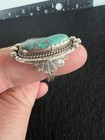 Vintage Sterling Silver Turquoise Navajo Ring Size 9.5 Beautiful — photo 5