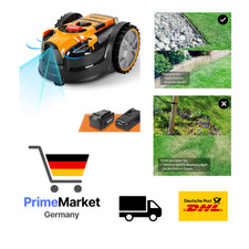 Lawnmaster OcuMow M&auml;hroboter ohne Begrenzungskabel KI-gest&uuml;tzte vis