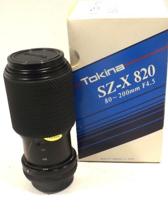 schönes Tokina SZ-X820 Objektiv / 80-200mm F4.5 mit OVP - C/FD for Canon