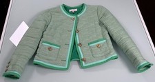 J.Crew Spearmint Tweed Lady Jacket Blazer Cropped Fit Women's Preppy - 4