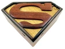 Superman - Secret Wooden Puzzle Box