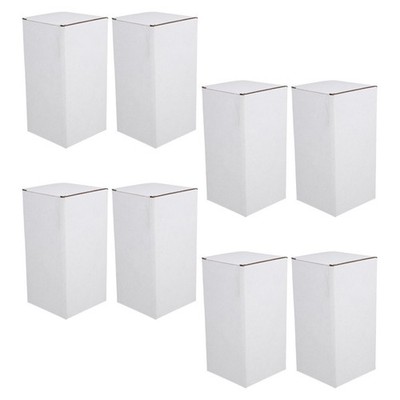 8 Pcs Corrugated Storage Bins Boxes for Packaging Small Business