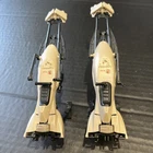 Star Wars Vintage 1983 Speeder Bikes (2) Taiwan Missing Rear Flaps And One Handl