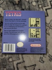 Tetris Players Choice Game Boy Game Box with Instructions Insert And RARE POSTER