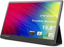 15.8" FHD Portable Monitor - USB-C, Mini HDMI, IPS, Eye Care Screen