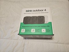 Blink Outdoor 4 4th Gen Battery Wi-Fi Security Cameras 3-Pack Alexa Black