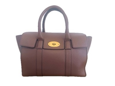 Mulberry Bayswater Small Classic Grain Leather Bag Handbag Compact