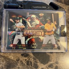 2025 Wild Card Holiday Hits - NAUGHTY DUAL ROOKIE JACOB WILSON / NICK KURTZ 1/1
