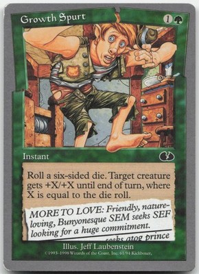 Growth Spurt - Unglued - Common - Magic: The Gathering