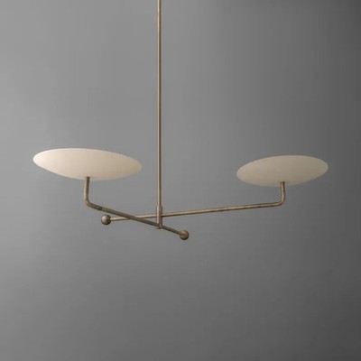 Saucer Shade Chandelier Light - Modern Ceiling Fixture - Elegant Light Design