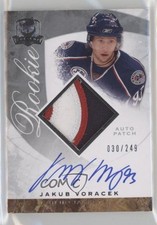 2008-09 Upper Deck The Cup Rookie 30/249 Jakub Voracek #92 Auto 7i6