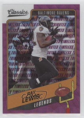 2021 Classics H2 Premium Edition Purple Timeless Tributes 44/50 Ray Lewis z7j