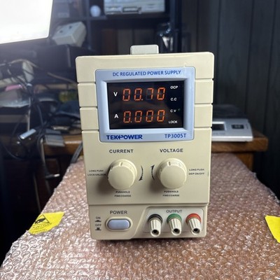 Tekpower TP3005T Linear Power Supply DC Adjustable up to 30 Volts 5 Amps