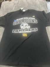Vintage NWT 2003 Carolina Panthers NFC Champions Black T-shirt