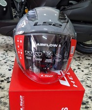 CASCO LS2 airflow II GRIGIO lucido  Tg XL  61cm