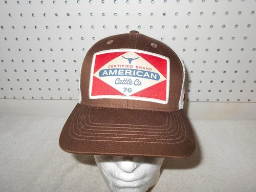 CERTIFIED AMERICAN CATTLE CO. 1976 ADULT TRUCKER SNAPBACK HAT