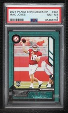 2021 Panini Chronicles Draft Picks Playbook Mac Jones #340 PSA 8 1s6
