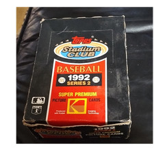 Topps Stadium Club 1992 Series 2 Baseball Sealed Packs 15 Cards Super Premium