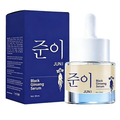 Seoul Black Ginseng Serum Soothing Fast Absorbing Solution Fade Acne Scars 20ml