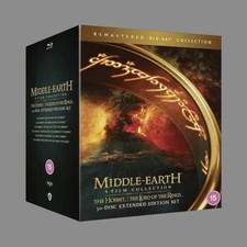 Lord of the Rings: Extended Edition Trilogy Blu-ray, 30 Disc Box Set - Sealed