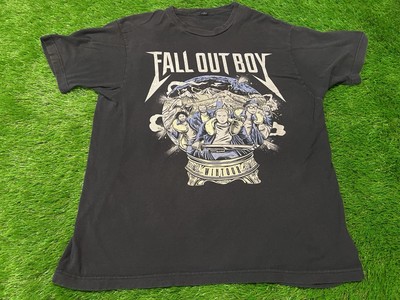 2016 Fall Out Boy WinTour World Tour (2 Sided) Dates Merch T-Shirt - Size LARGE