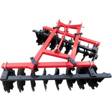Mms 5ft 3 Point Notched Disc Harrow Plow Attachment For Cat 1 Tractor Disc Plow