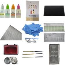 Gold Testing Kit 10k 14k 18k 22k Stone Ring Coin Bar Bullion Jewelry Acid Tester