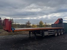 Palfinger Crane Trailer, slemish extending trailer.