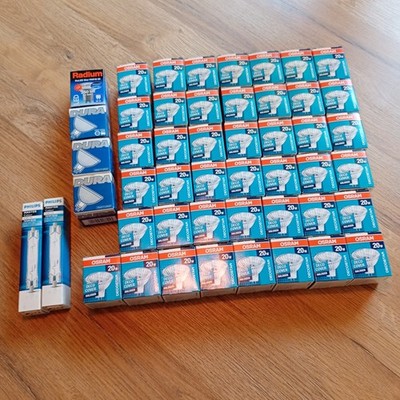 40x Osram Halogen Decostar, 51 S, Standard, 20W, 12 Volt 44860 GU 5,3 36°