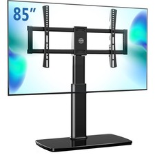 Universal TV Stand Mount for 43-80 85 inch TVs, Swivel Tall TV Mount Stand, T...