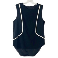 Rag & Bone Sleeveless Top Womens M Black Crea...