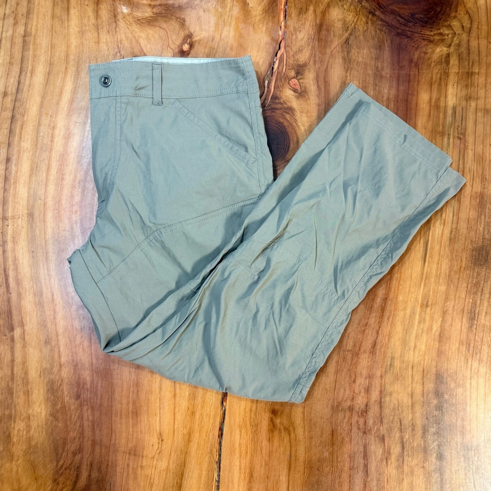 Kuhl Men's Pants 36 x 30 Hiking Outdoor Lightweight Brown Nylon Blend A28