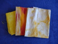 Hand Dyed Kona Cotton Wide Quilt Fabric Yellow