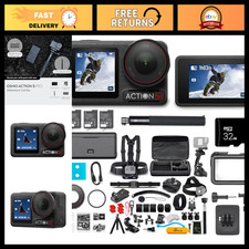 4K Waterproof Action Camera with Dual Screens, Stabilization, Vlogging Kit + 32G