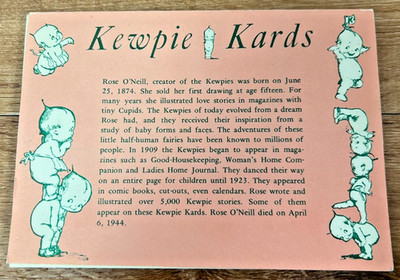 Lot of Antique KEWPIE KARDS Postcards 4 Holiday Designs by Rose O'Neill