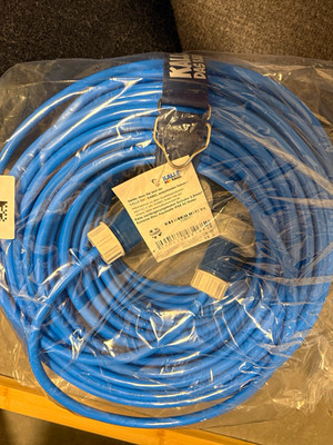 KALLE DAS KABEL Verlängerungskabel Schuko 50 m 2,5mm² IP68 230V blau