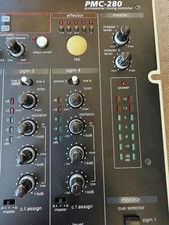 Vestax PMC-280 4-Channel DJ Mixer For Parts or Repair From Japan