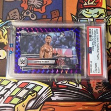 2025 Topps Chrome WWE Ludwig Kaiser Purple Geometric Refractor /10 PSA 10 POP 1