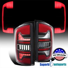 For 2007-2008 Dodge Ram 1500 2500 Full Led Black Red Tail Lights Brake Lamp For 2007-2008 Dodge Ram 1500 2500 Full Led Black Red Tail Lights Brake Lamp