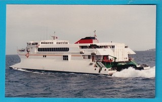 Original PC Size Real Photo Isle Of Man Steam Packet SEACAT ISLE OF MAN